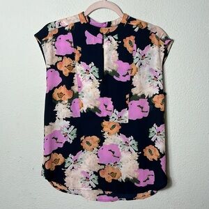 J. Crew Floral Blouse size XS